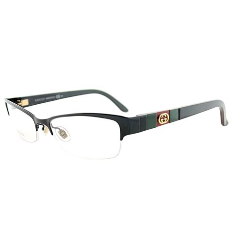 gucci semi rimless eyeglasses|authentic gucci eyeglasses.